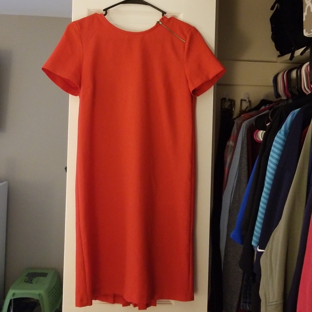 Zara Pink Pleated Dress